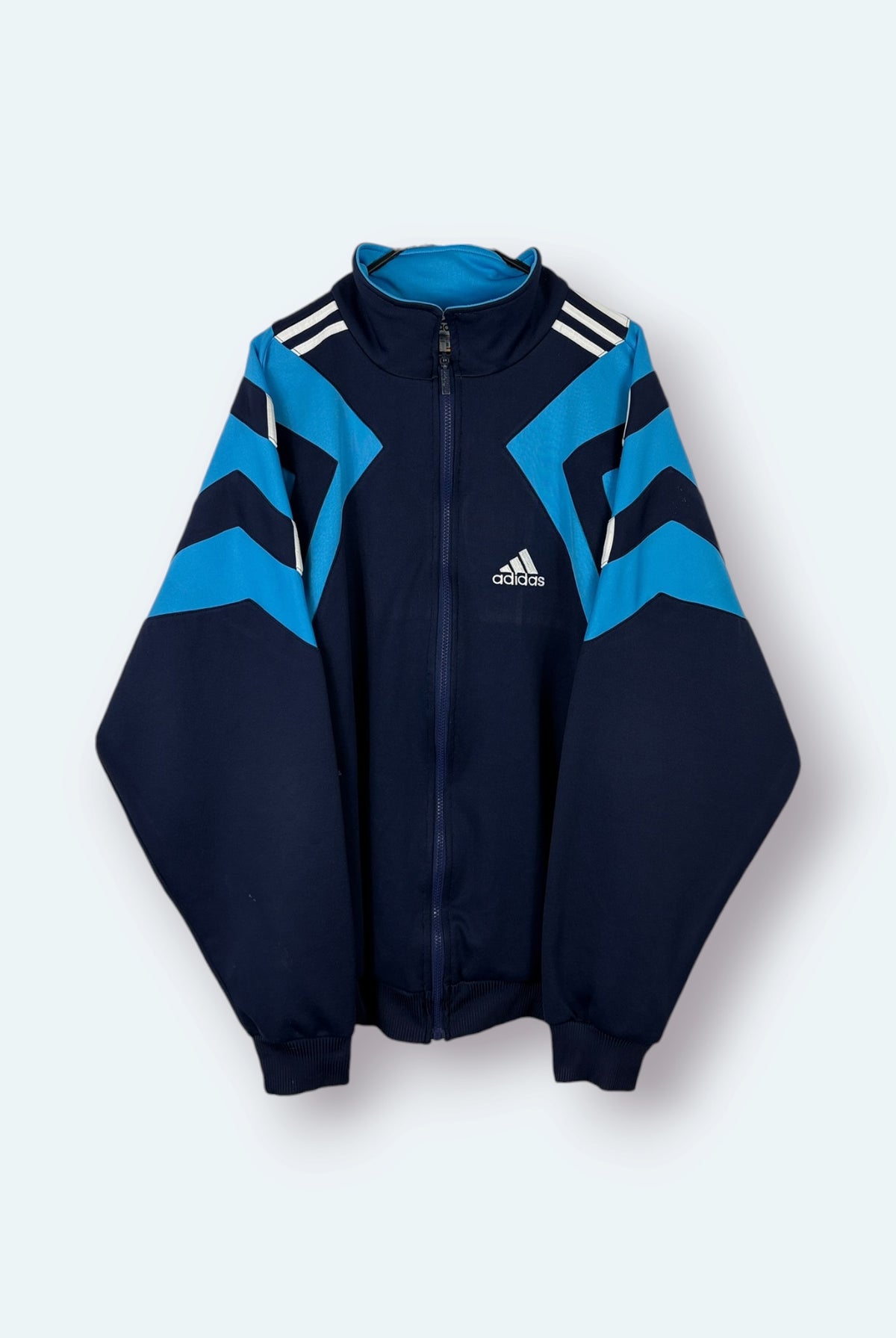 Adidas Vintage Trainingsjacke Blau L
