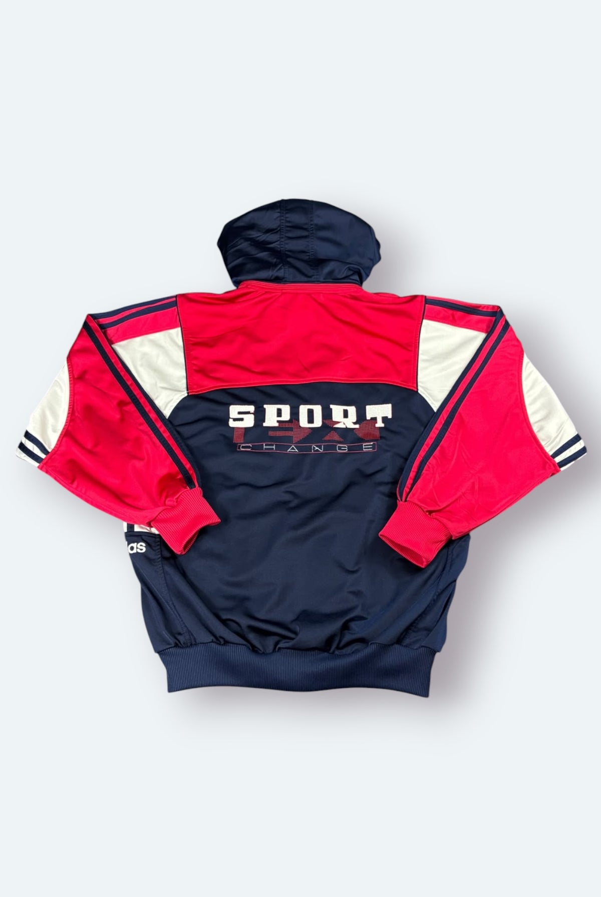 Adidas Vintage Trainingsjacke Blau M – Foto 2