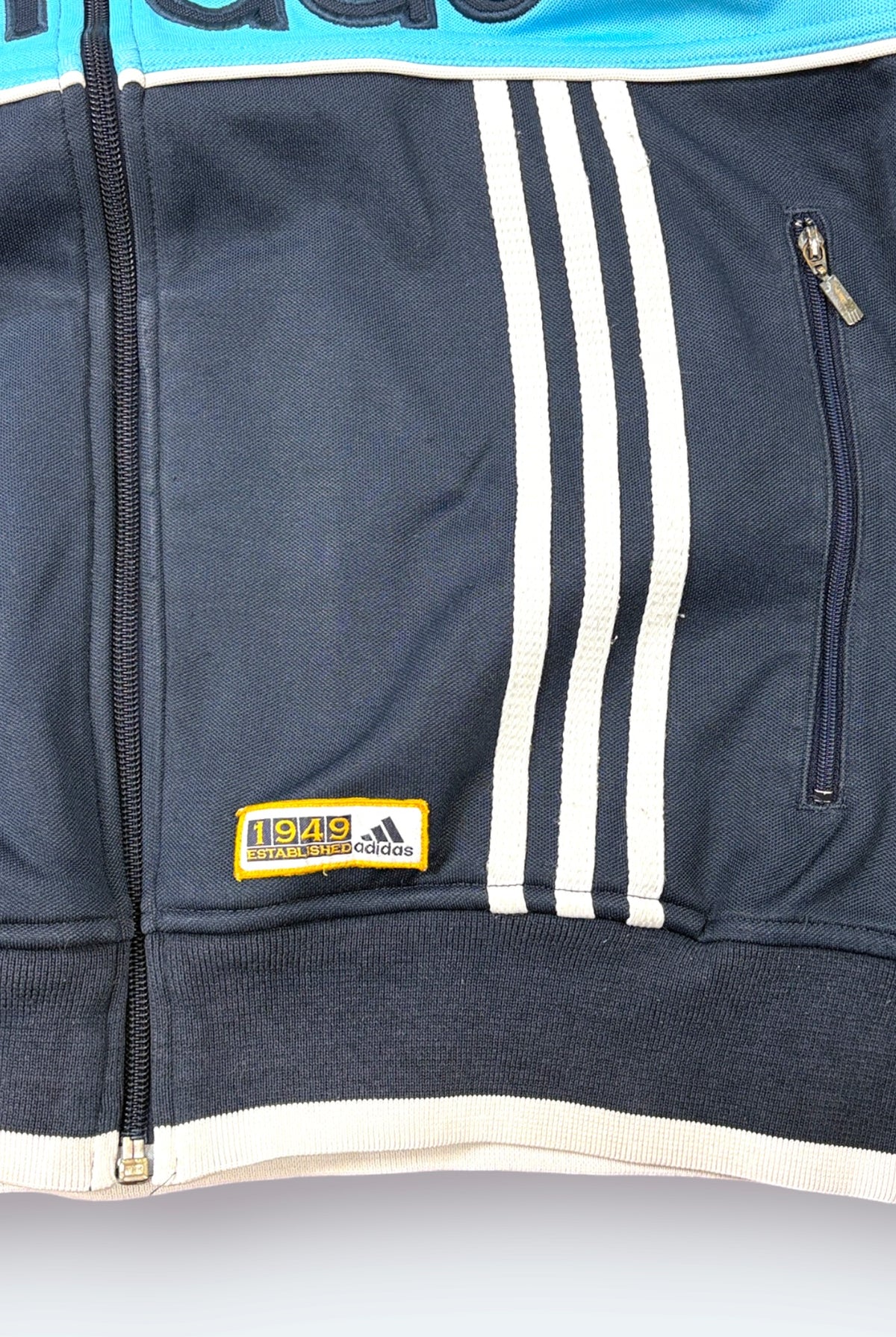Adidas Vintage Trainingsjacke Blau M – Foto 2