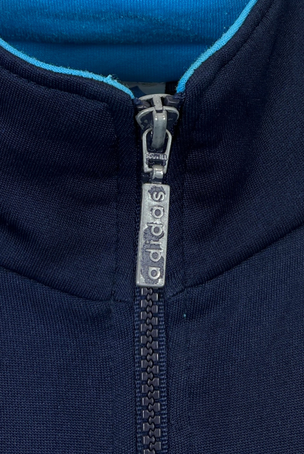 Adidas Vintage Trainingsjacke Blau M – Foto 5