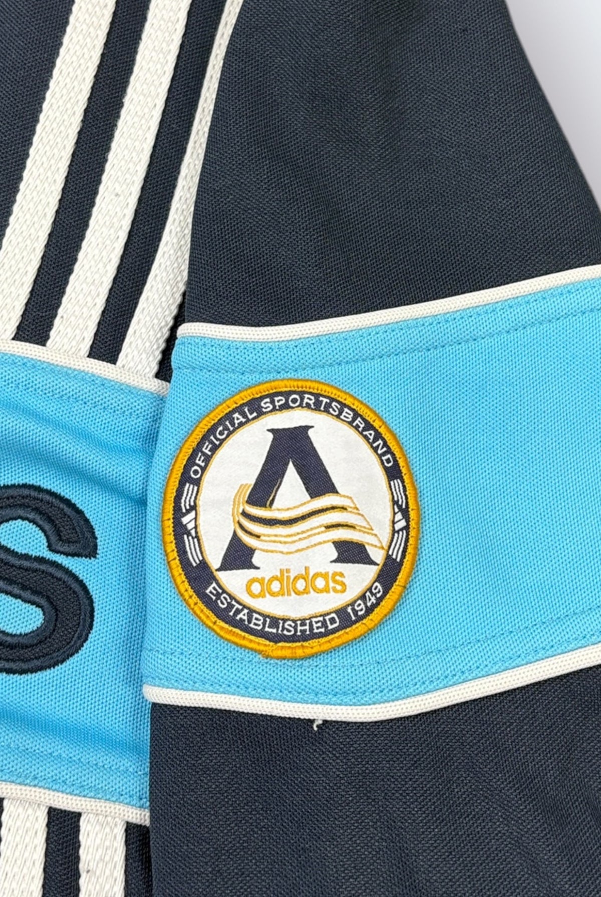 Adidas Vintage Trainingsjacke Blau M – Foto 6