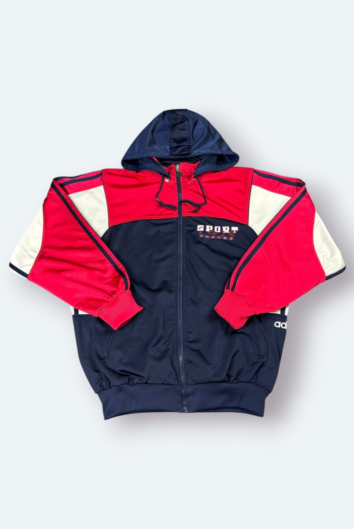 Adidas Vintage Trainingsjacke Blau M – Foto 8