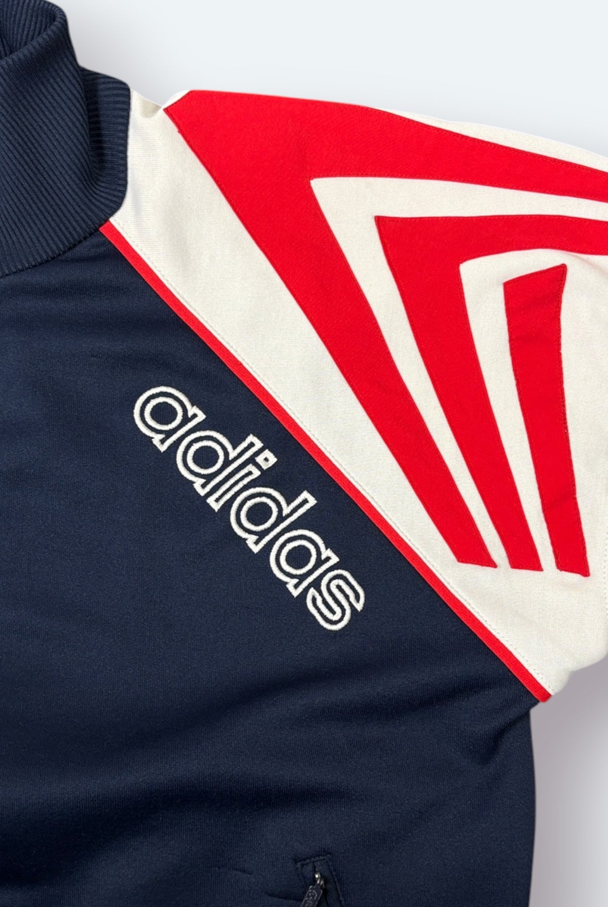 Adidas Vintage Trainingsjacke Blau S – Foto 2