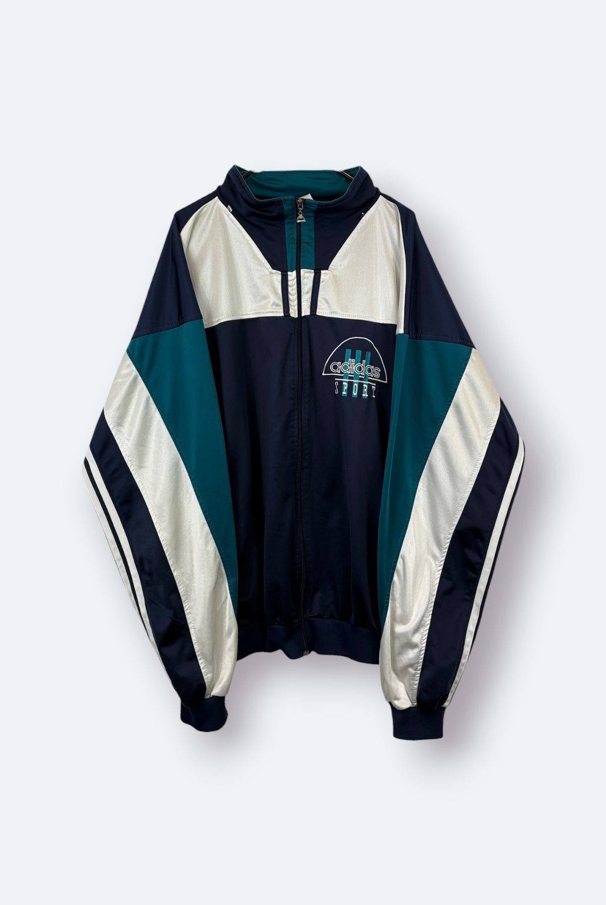 Adidas Vintage Trainingsjacke blau XL