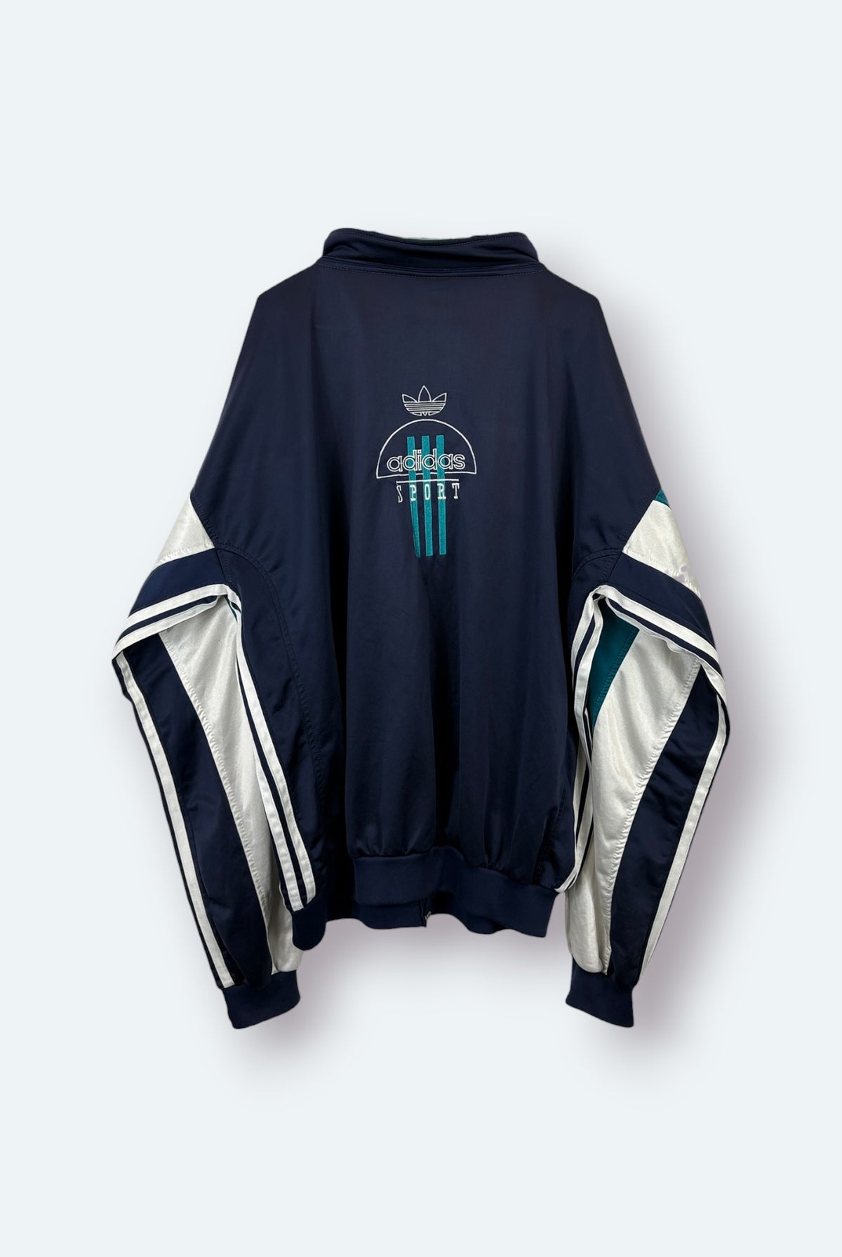 Adidas Vintage Trainingsjacke blau XL – Foto 7