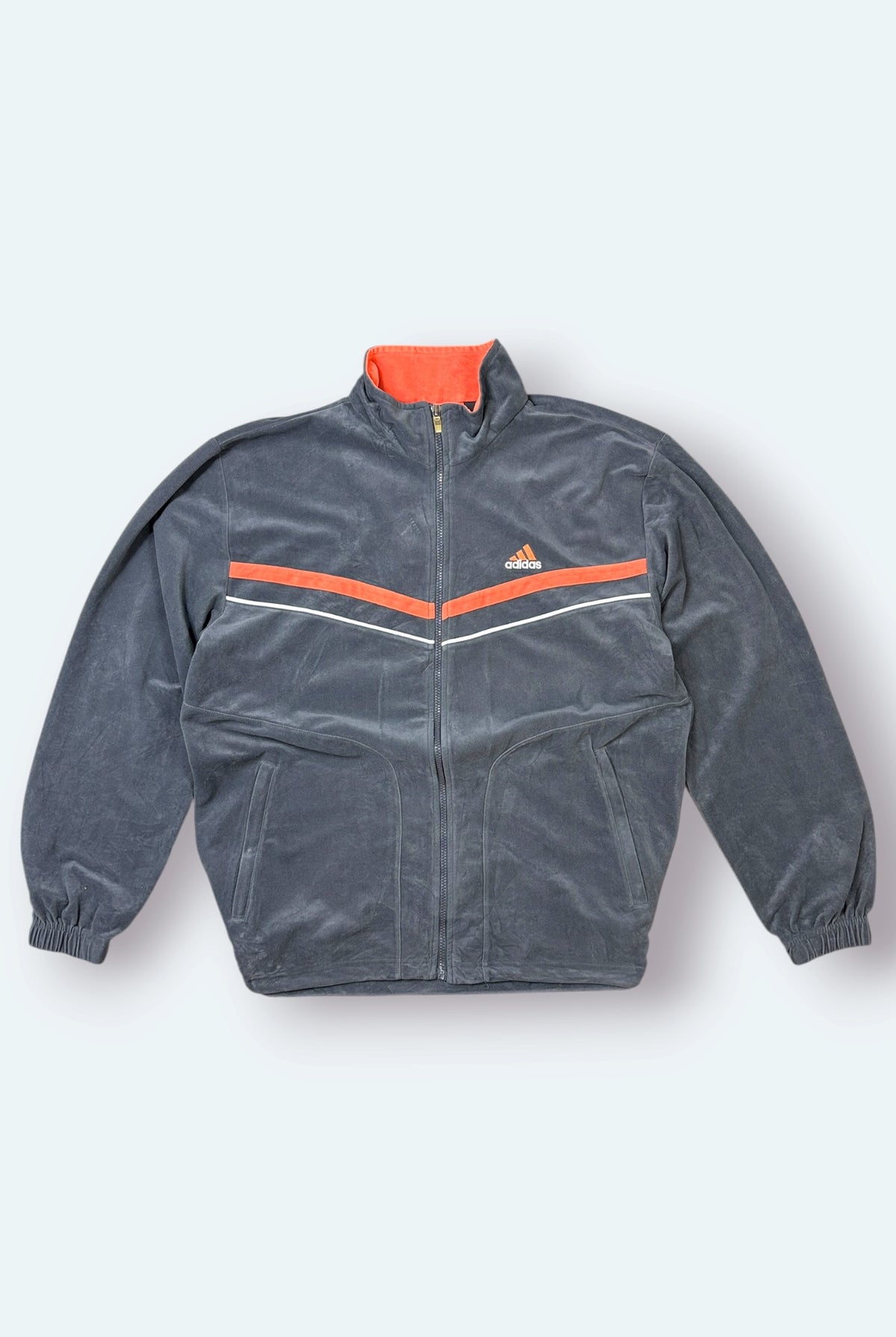 Adidas Vintage Trainingsjacke Grau XL