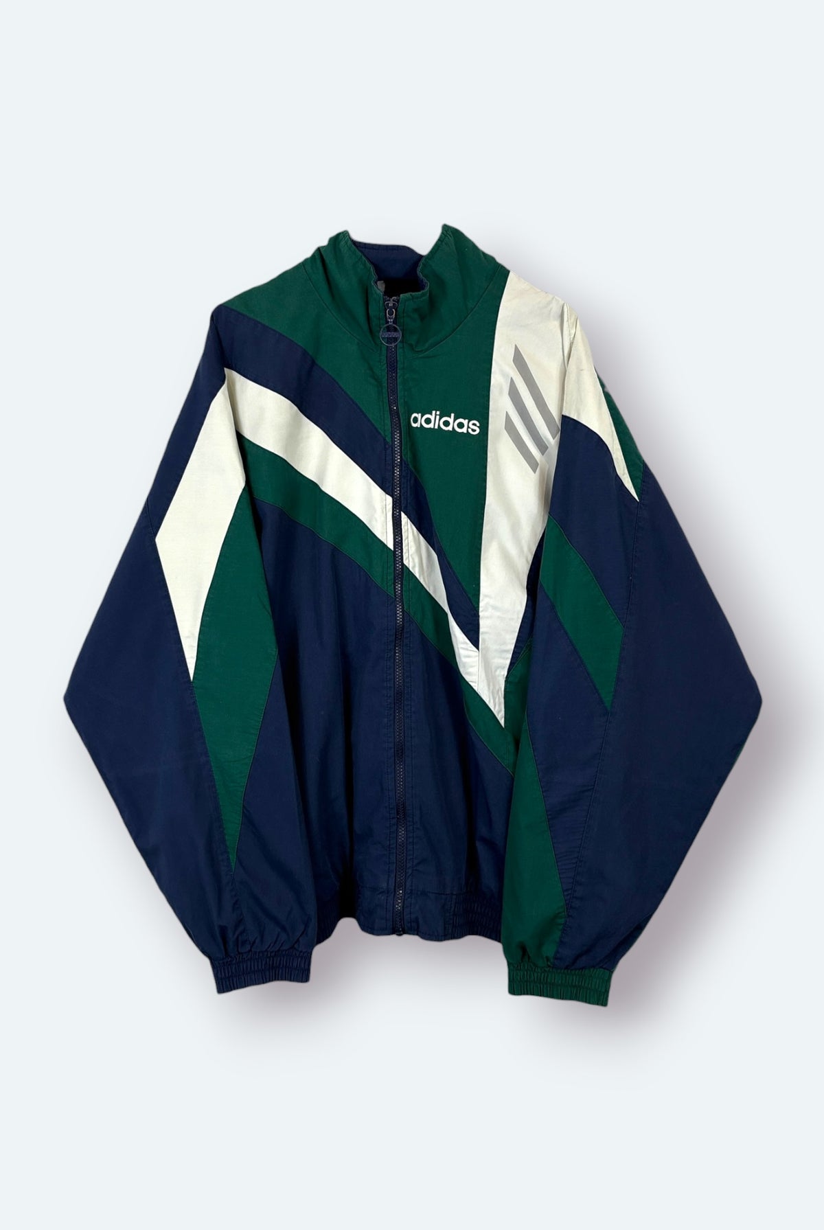 Adidas Vintage Trainingsjacke Grün L