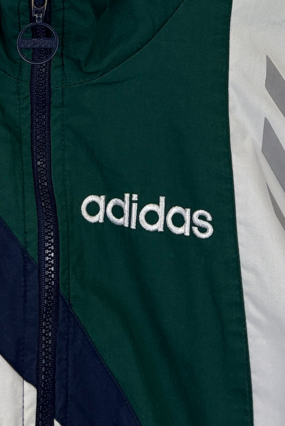 Adidas Vintage Trainingsjacke Grün L – Foto 2