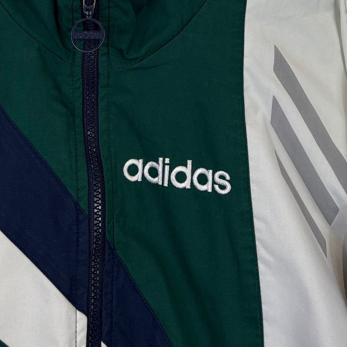 Adidas Vintage Trainingsjacke Grün L – Foto 2