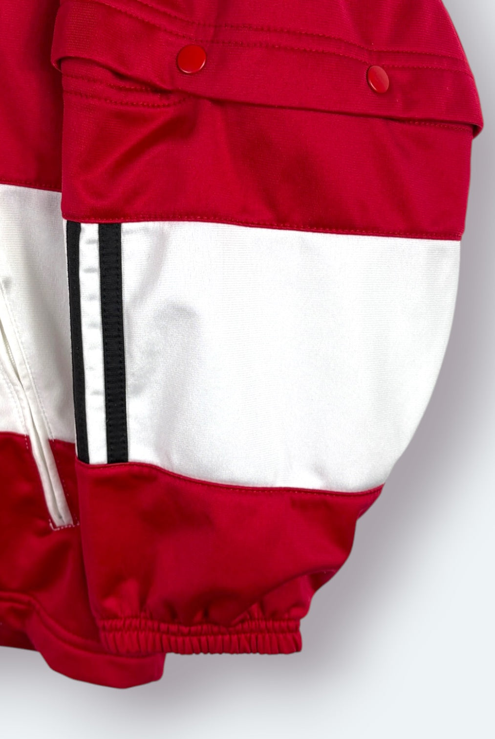 Adidas Vintage Trainingsjacke Rot 5 – Foto 2