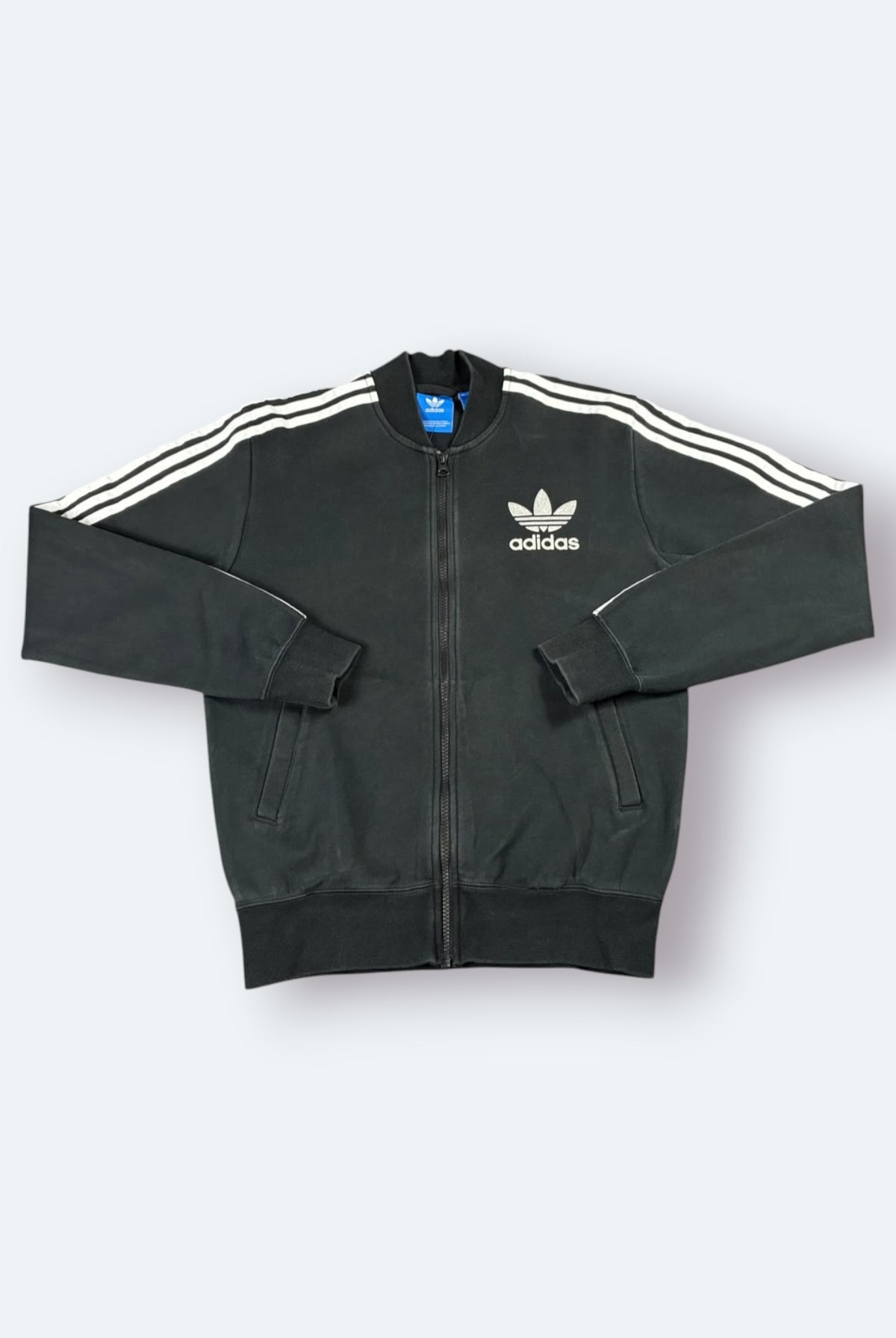 Adidas Vintage Trainingsjacke Schwarz S – Foto 3