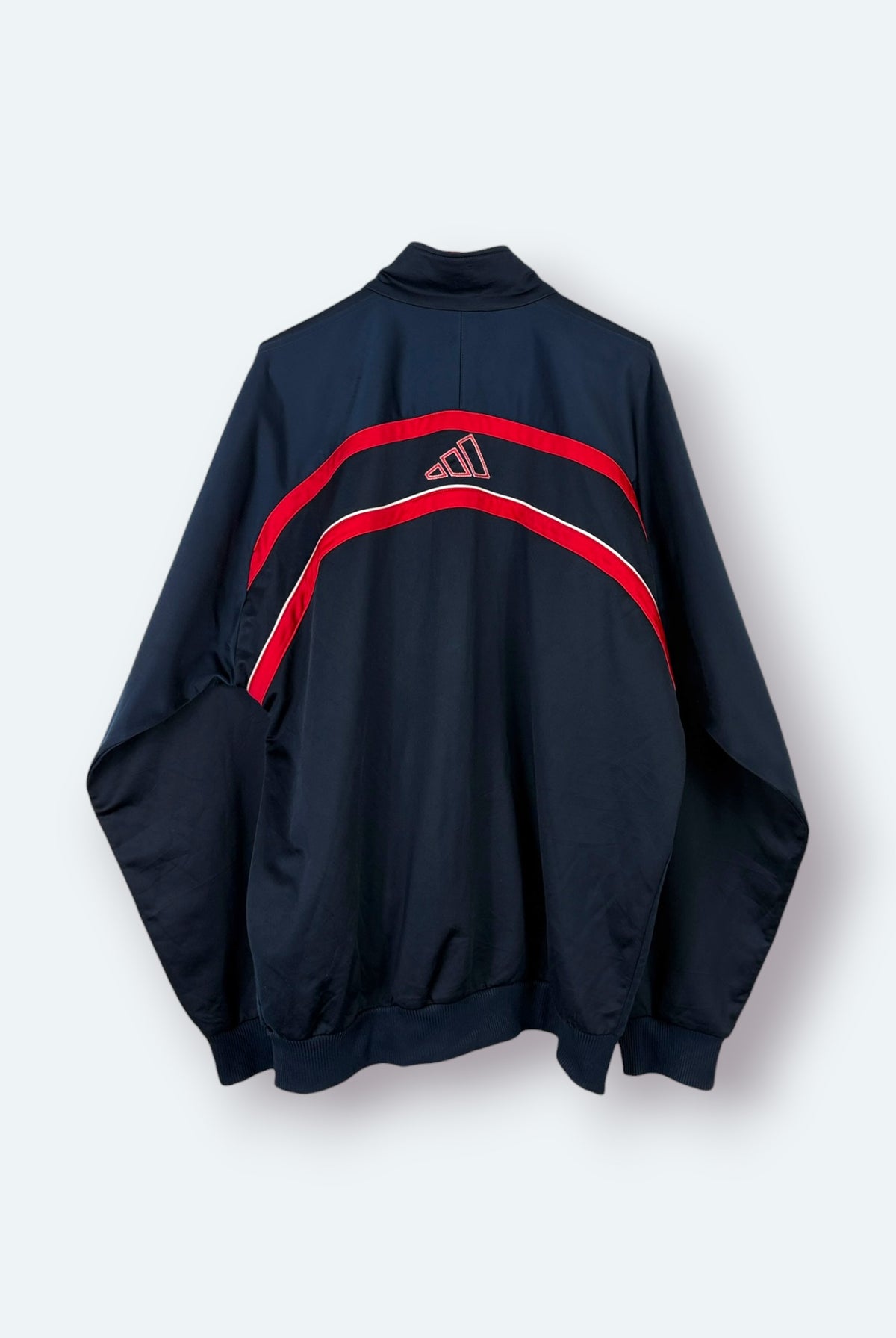 Adidas Vintage Trainingsjacke Streifen Blau L – Foto 10
