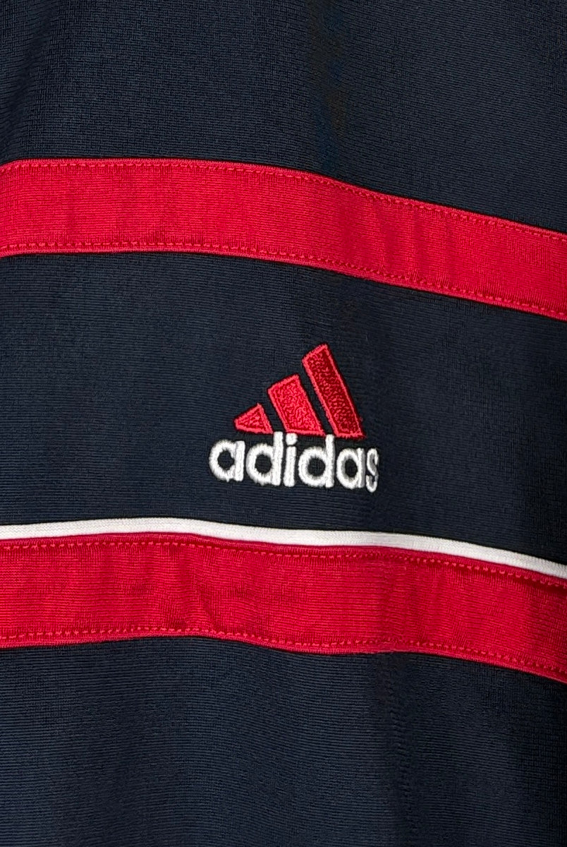 Adidas Vintage Trainingsjacke Streifen Blau L – Foto 2