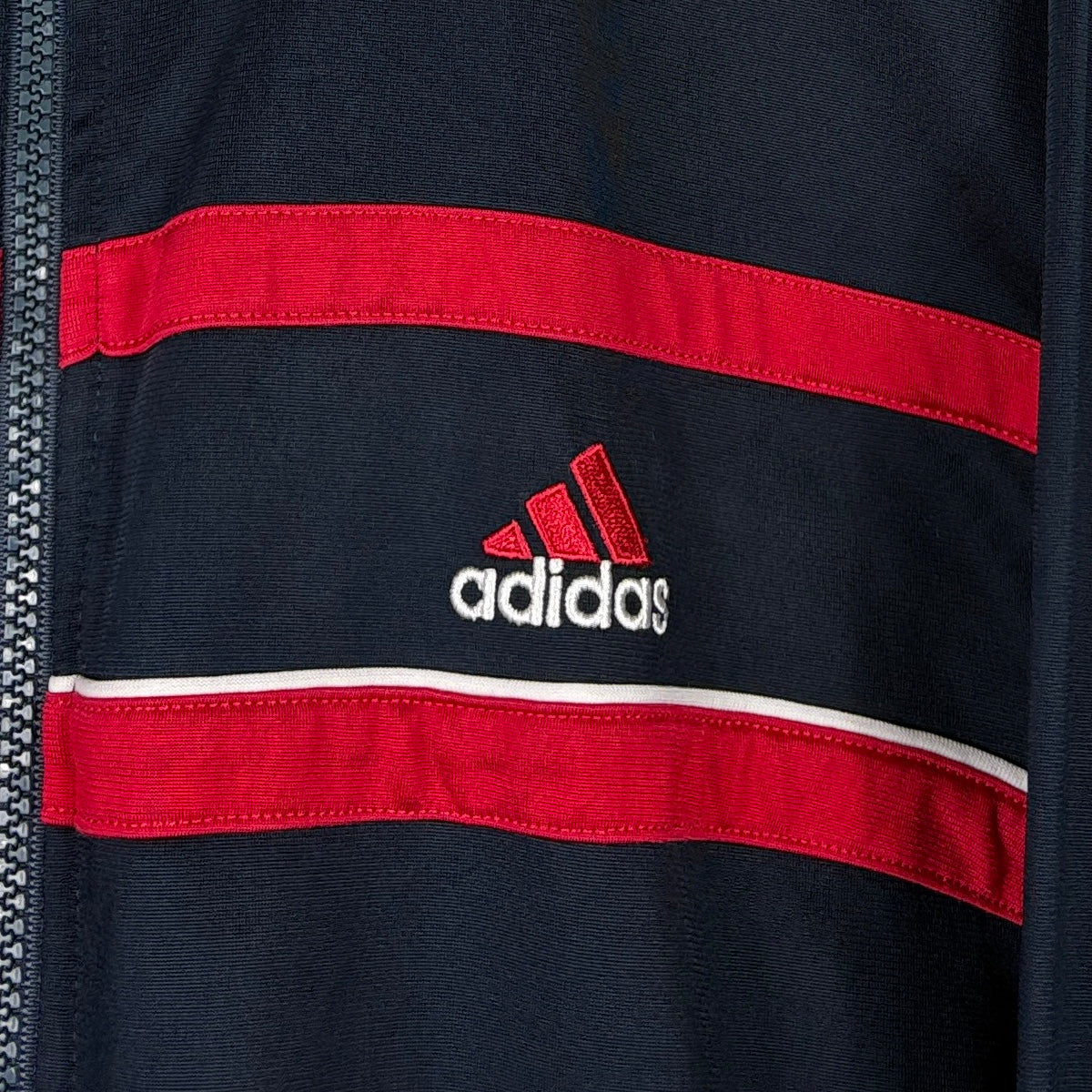 Adidas Vintage Trainingsjacke Streifen Blau L – Foto 2