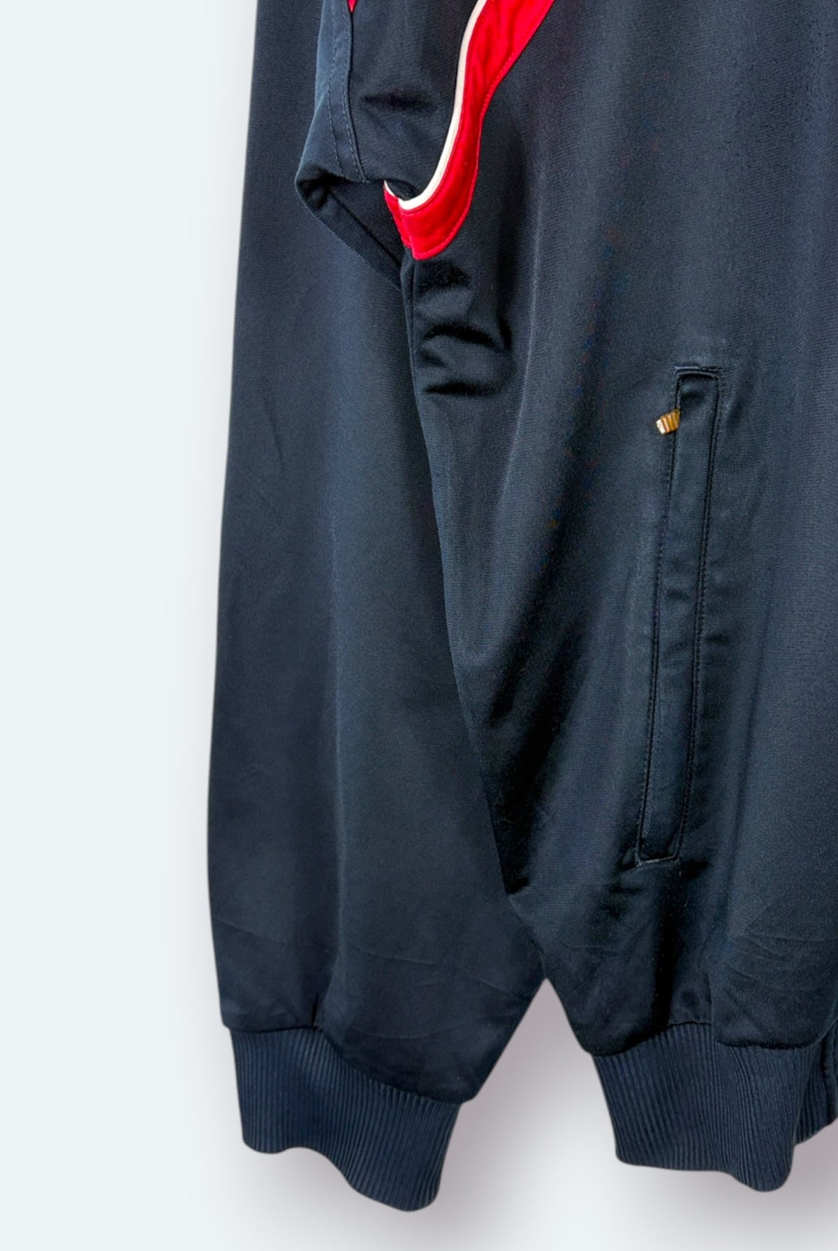 Adidas Vintage Trainingsjacke Streifen Blau L – Foto 4