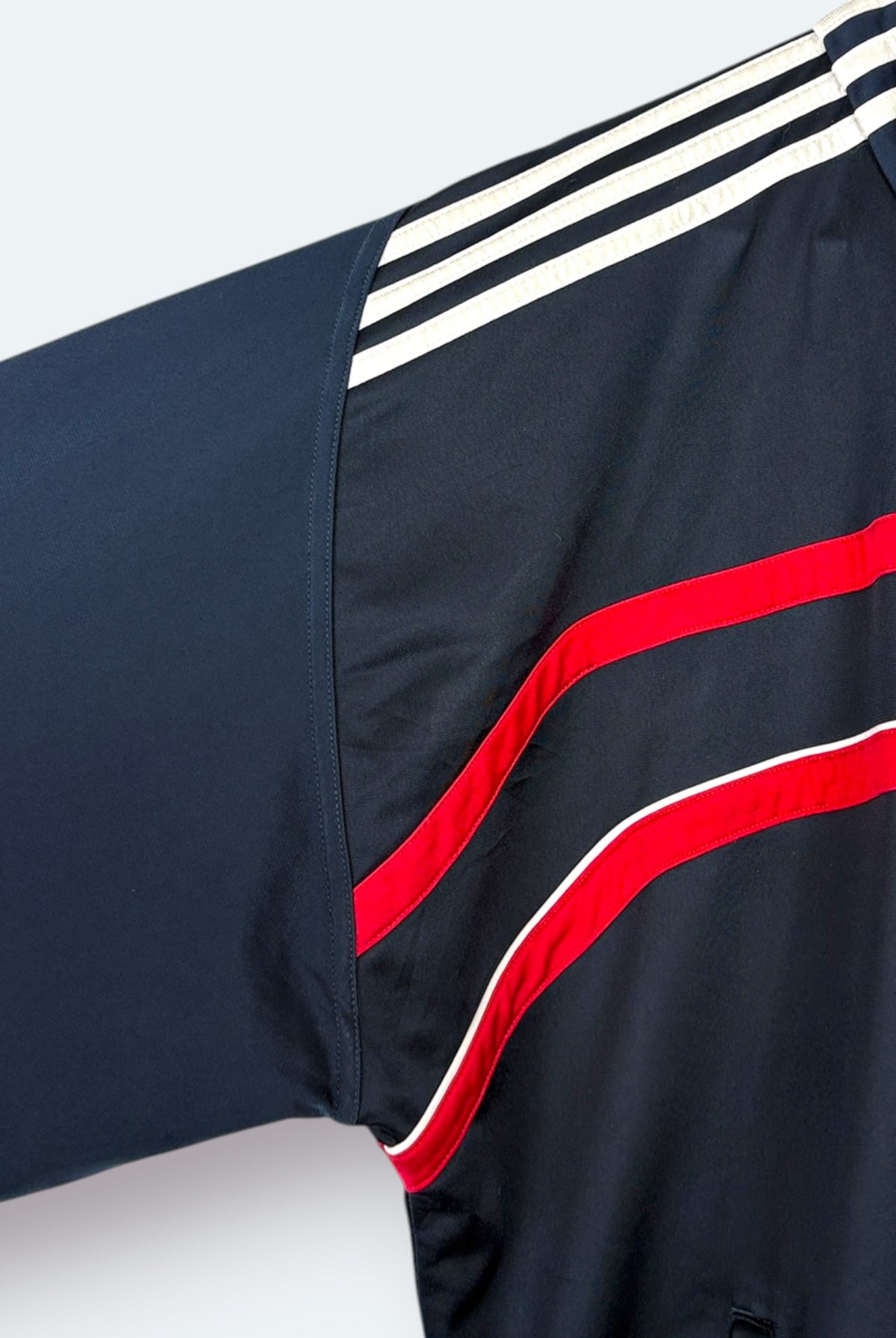 Adidas Vintage Trainingsjacke Streifen Blau L – Foto 5