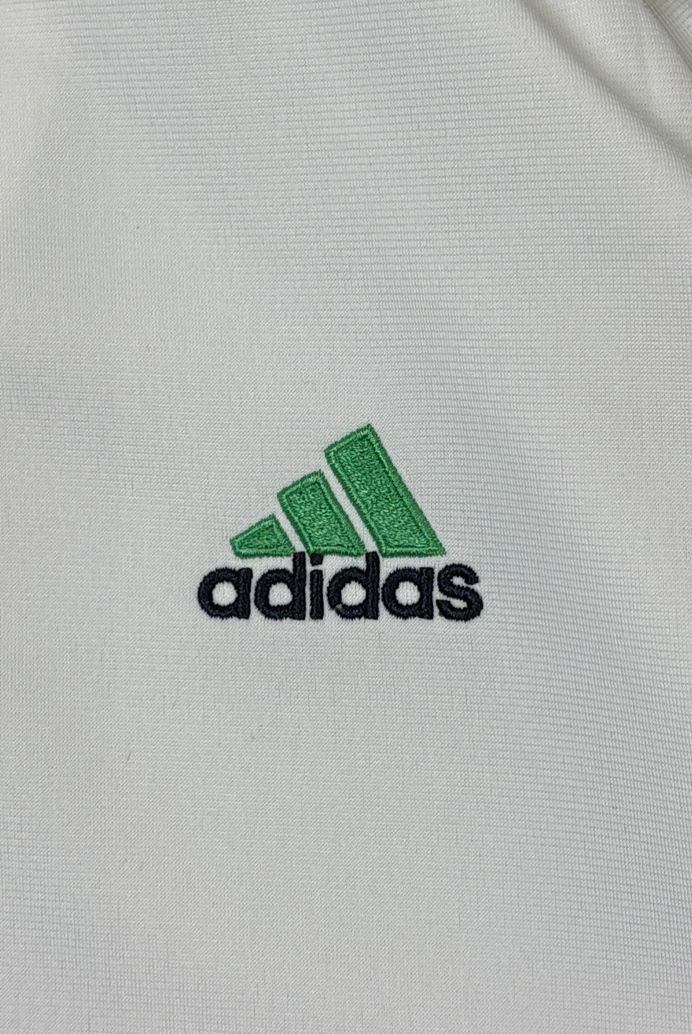 Adidas Vintage Trainingsjacke Streifen Weiß XL – Foto 2