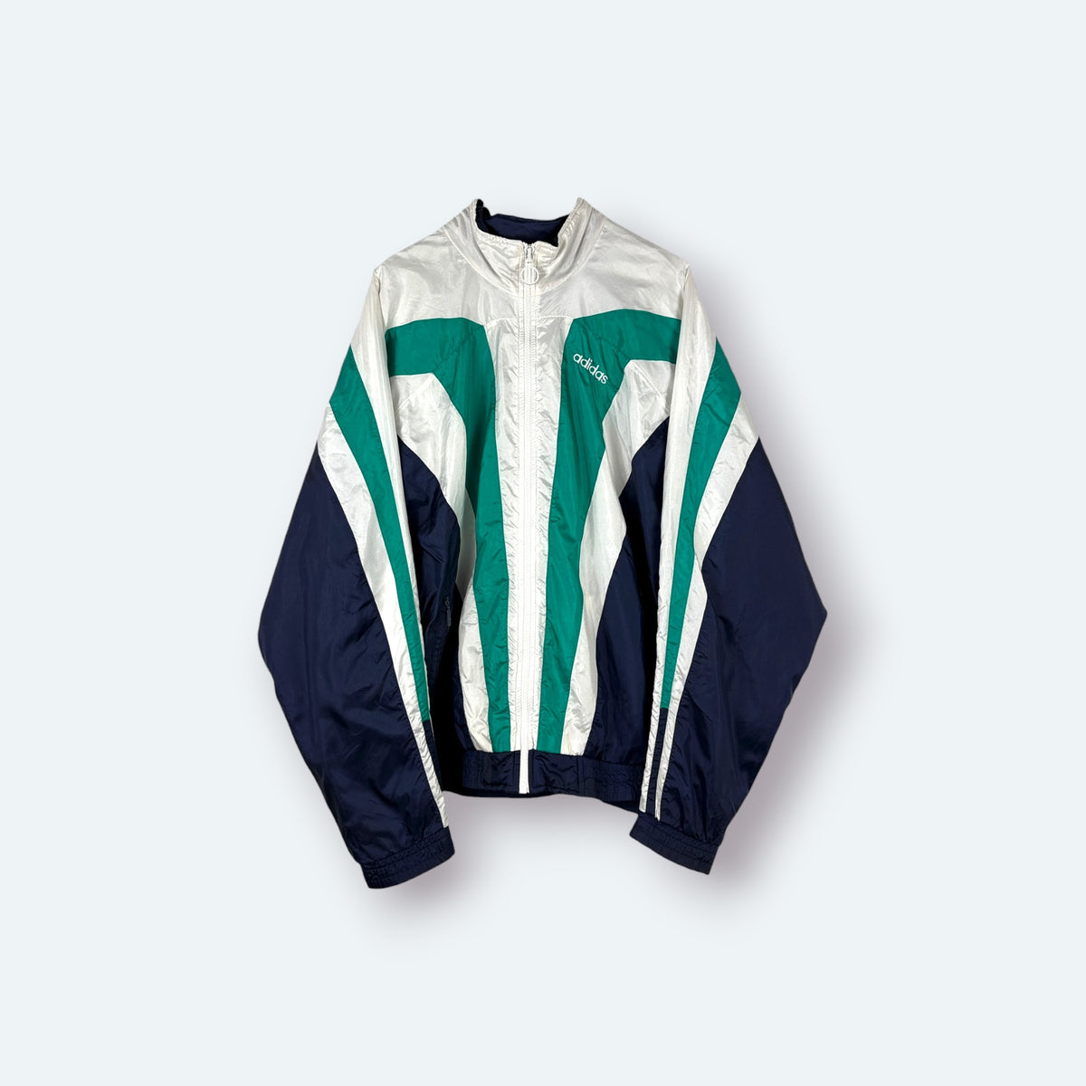 Adidas Vintage Trainingsjacke weiß M