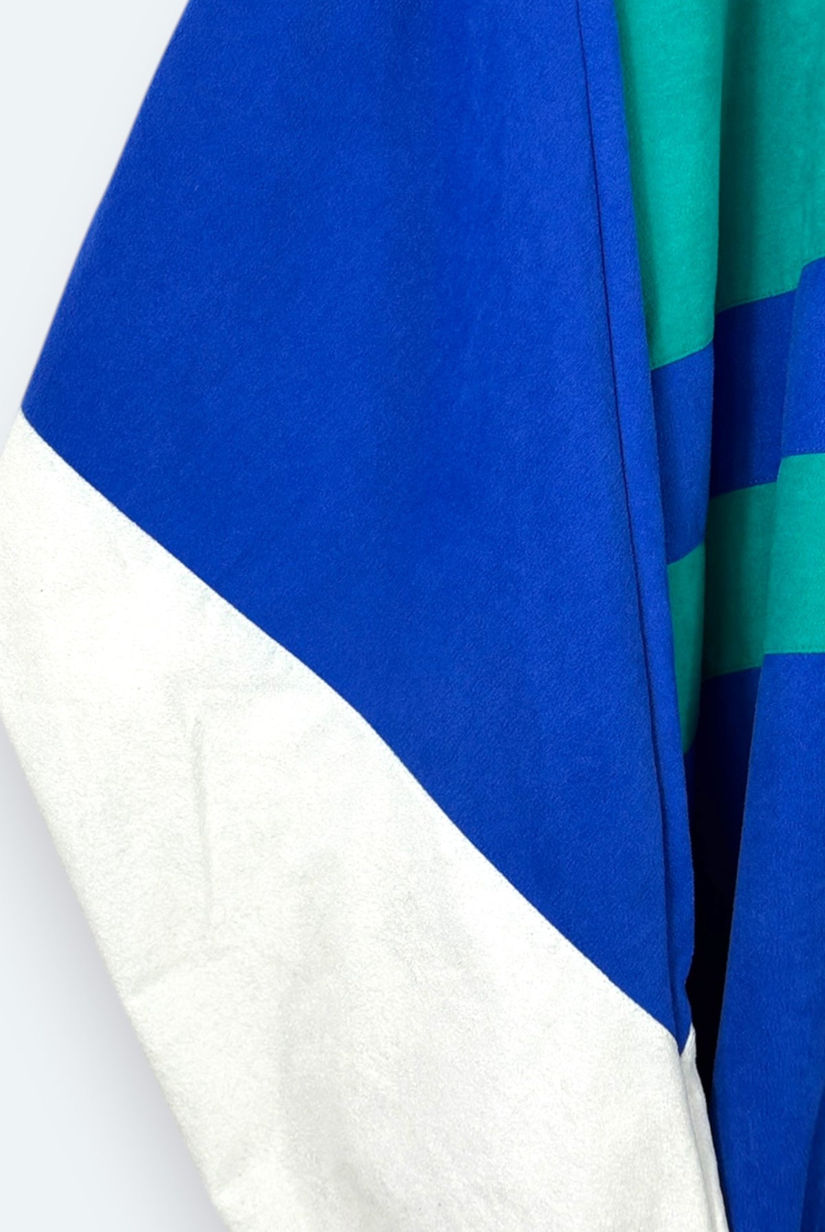 American Place Vintage Samt Trainingsjacke Colorblock Grün XL – Foto 4