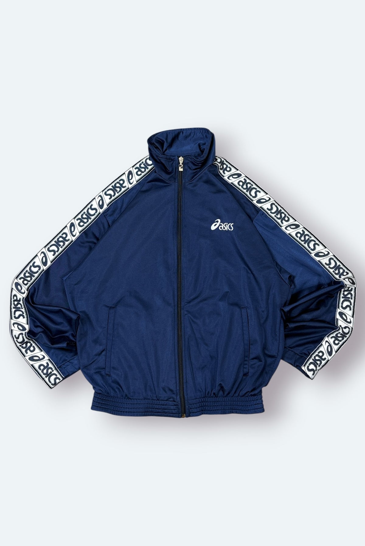 Asics Vintage Trainingsjacke Blau S