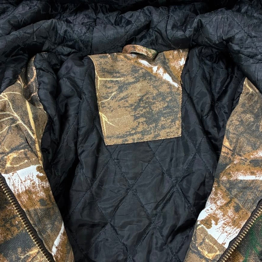 Carhartt Vintage Outdoor Jacke Camouflage Braun Grau L