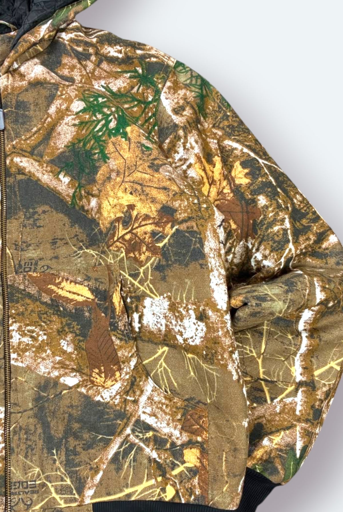 Carhartt Vintage Outdoor Jacke Camouflage Braun Grau L – Foto 8