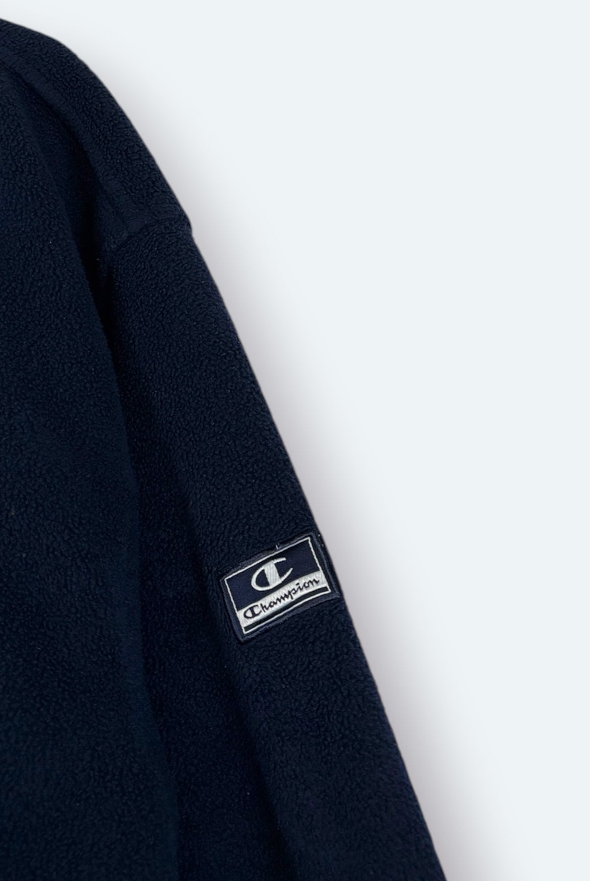 Champion Vintage Fleece Jacke Dunkelblau XL – Foto 2