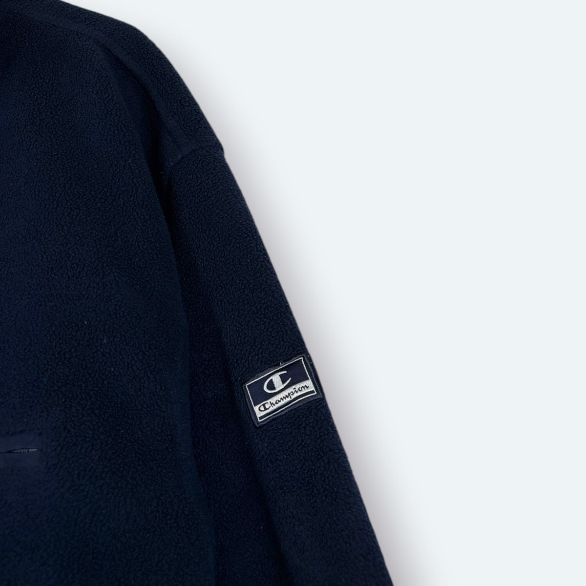 Champion Vintage Fleece Jacke Dunkelblau XL – Foto 2