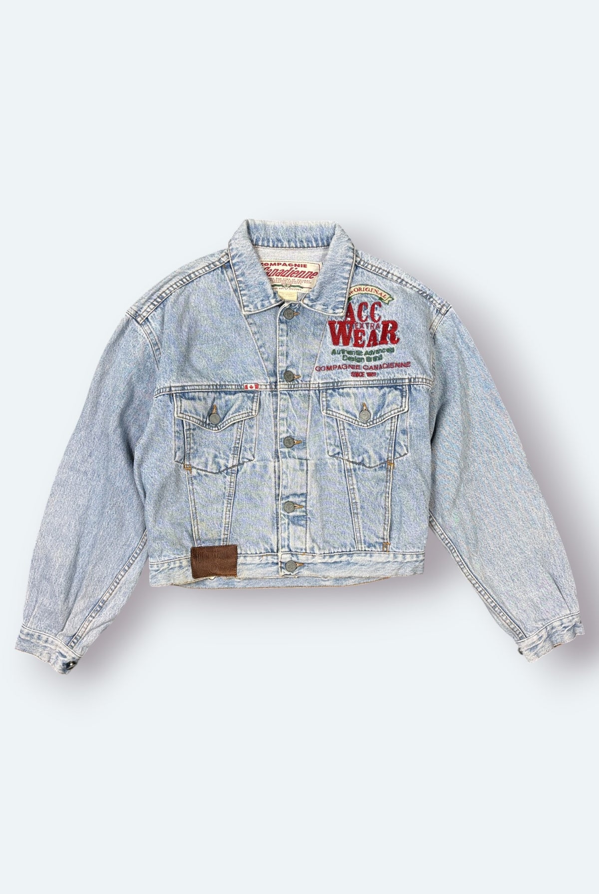 Compagnie Canadienne Vintage Jeansjacke Blau S