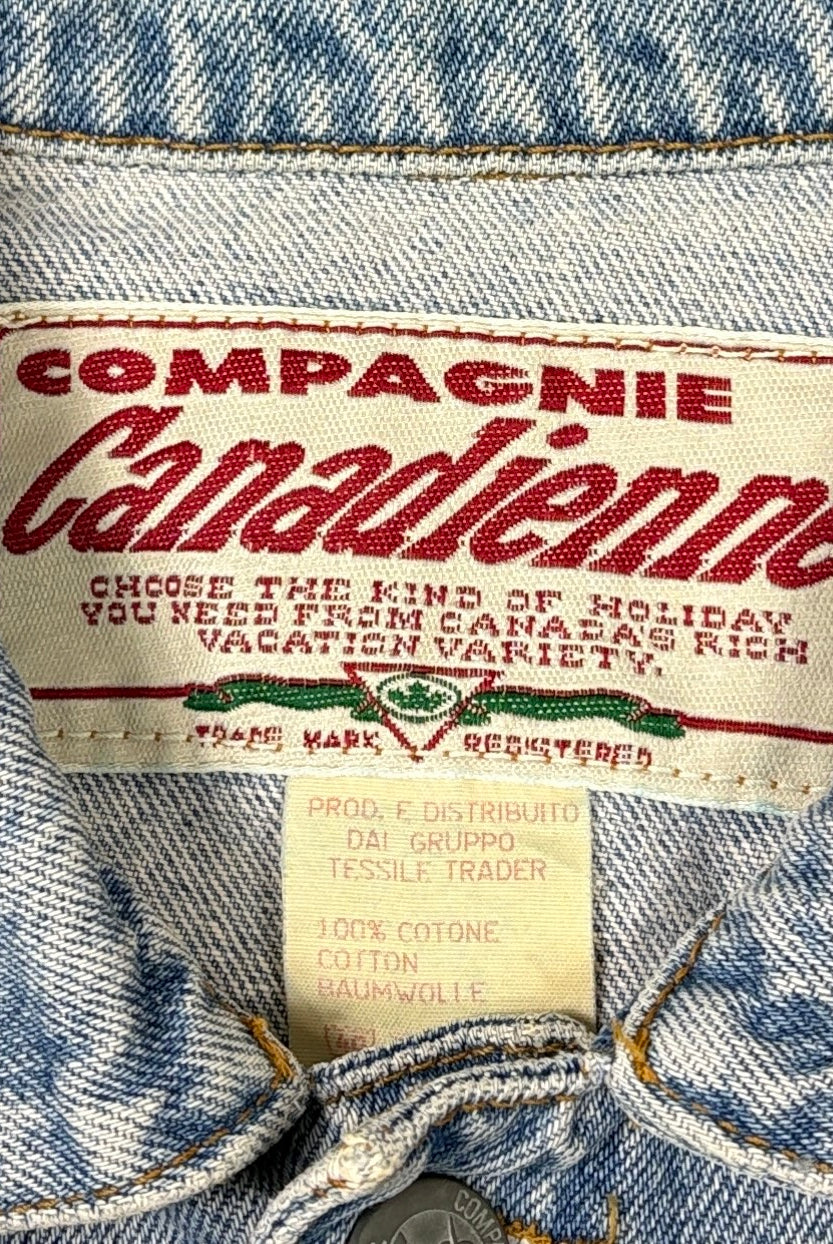 Compagnie Canadienne Vintage Jeansjacke Blau S – Foto 5