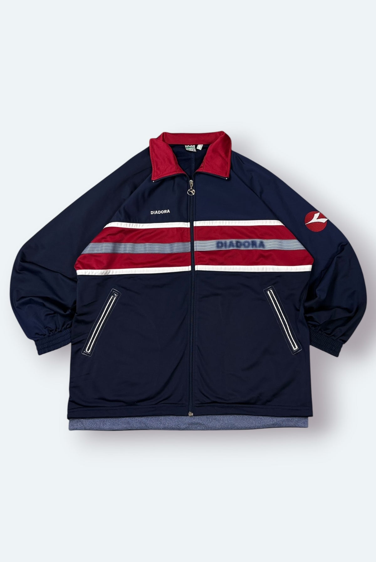 Diadora Vintage Trainingsjacke Blau XL
