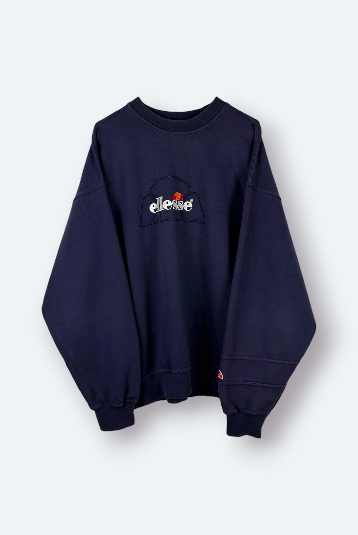 Ellesse Vintage Sweater Logo-Stick Blau L
