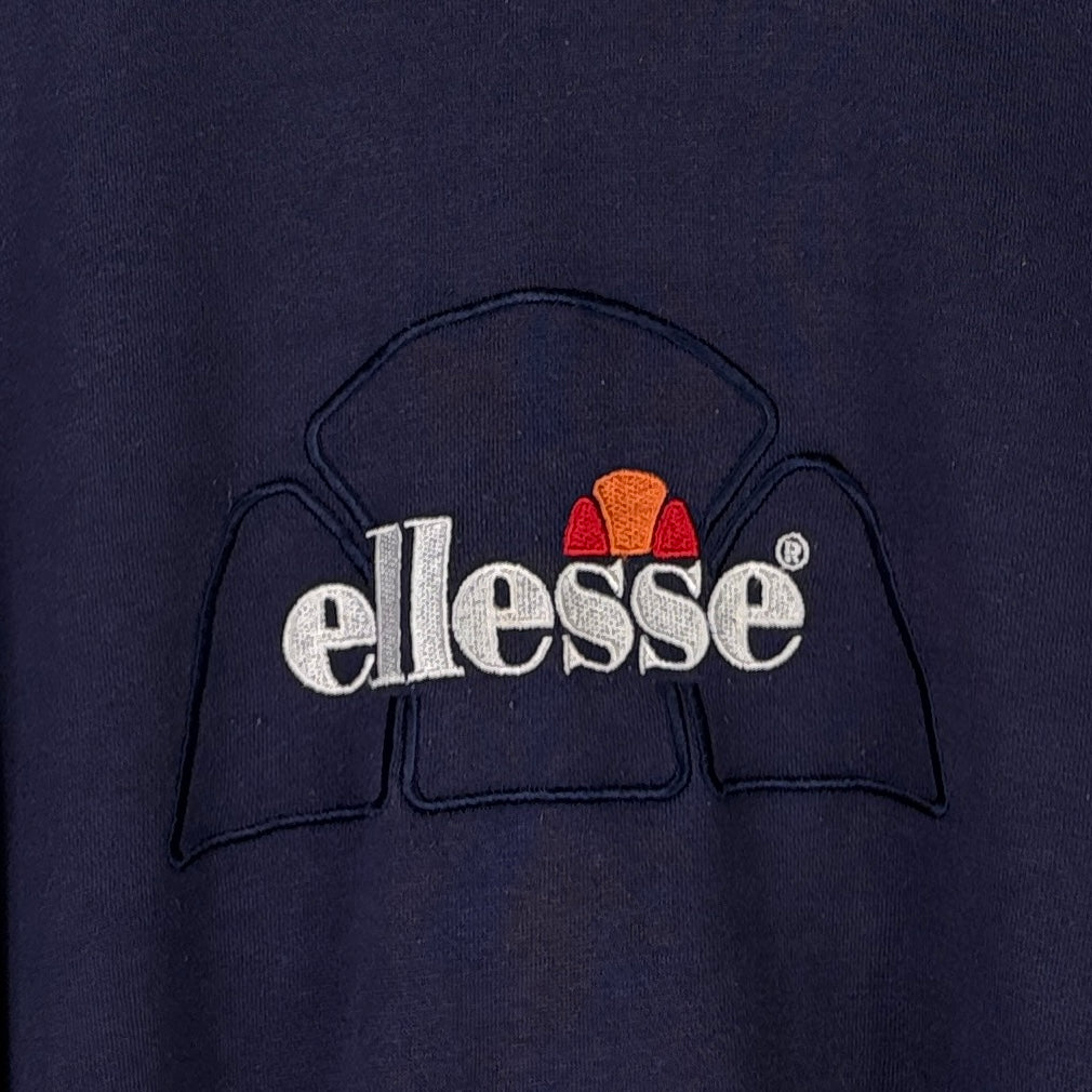Ellesse Vintage Sweater Logo-Stick Blau L – Foto 2