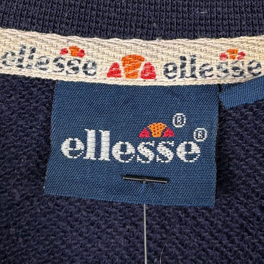 Ellesse Vintage Sweater Logo-Stick Blau L – Foto 5