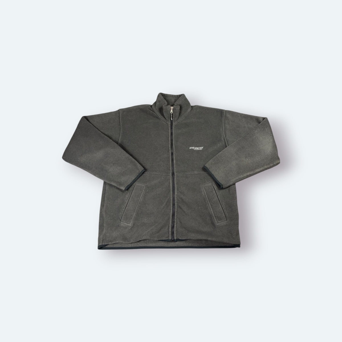 Everest Vintage Fleece Jacke schwarz M