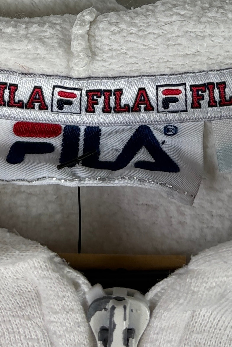 Fila Vintage Sweatjacke Weiß S – Foto 4