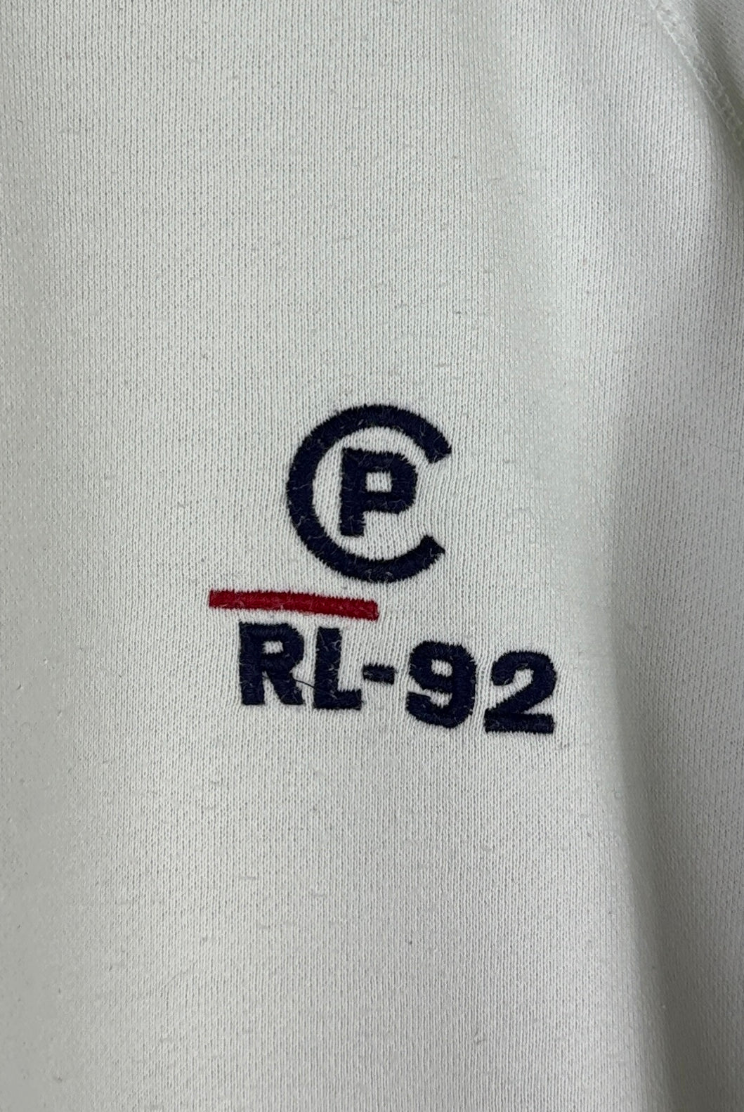 Ralph Lauren Vintage Half Zip Weiß L (FLECK??) - Vinverse