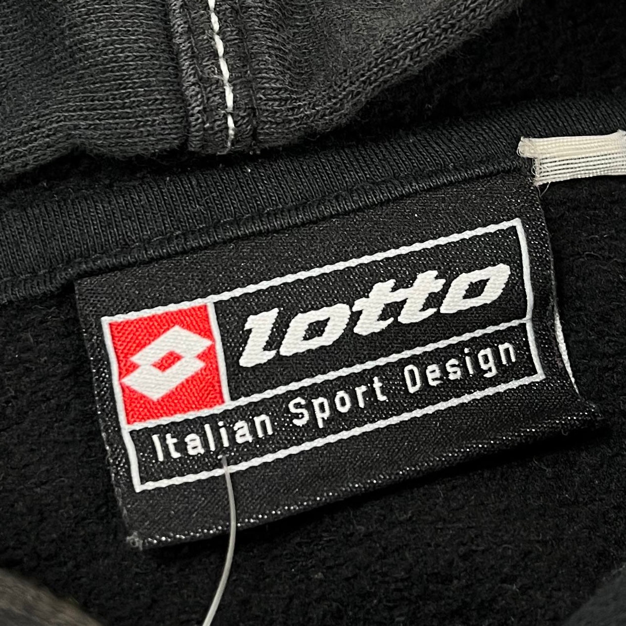 Lotto 2000s Hoodie Schwarz M - Vinverse