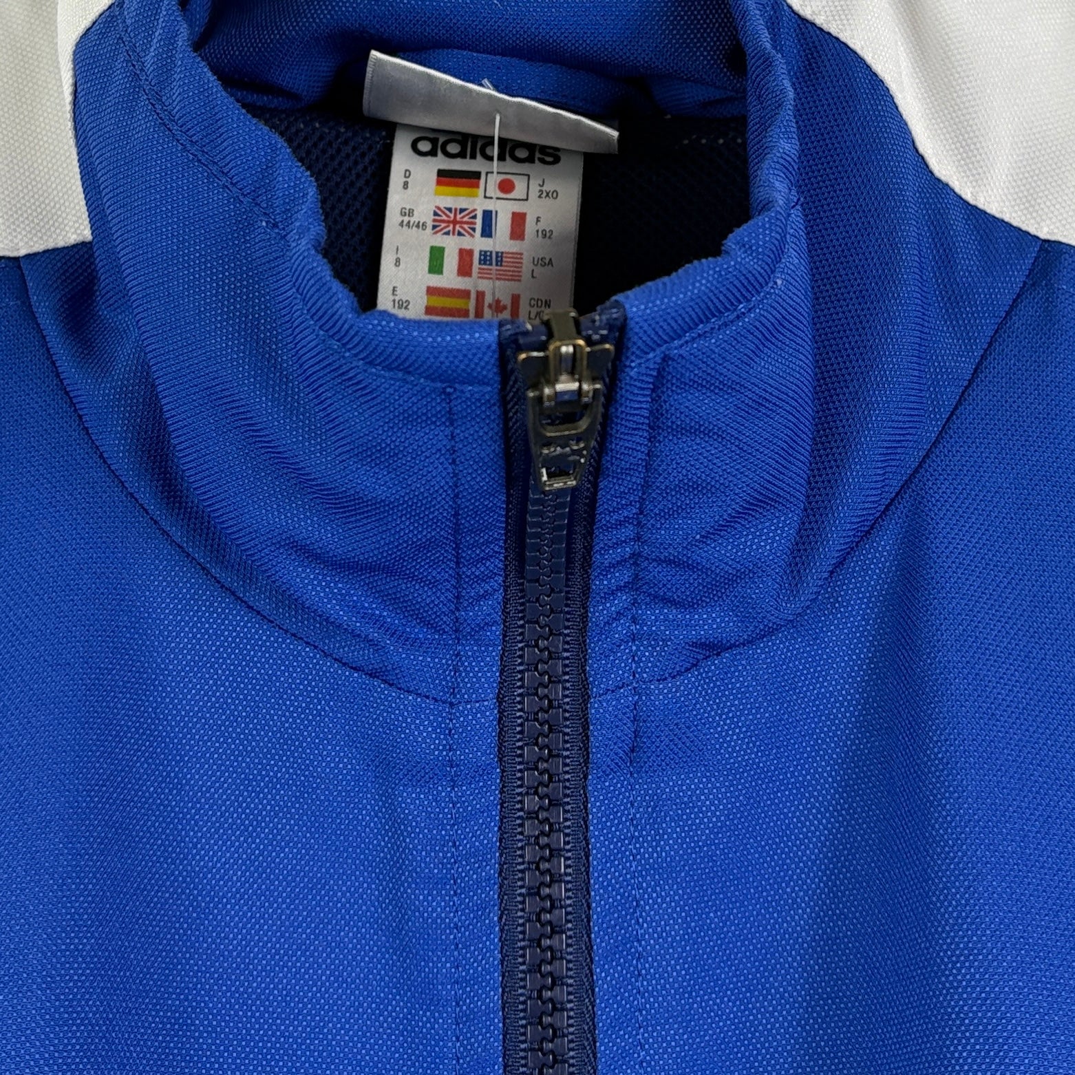 Adidas Vintage Trainingsjacke Blau XL - Vinverse