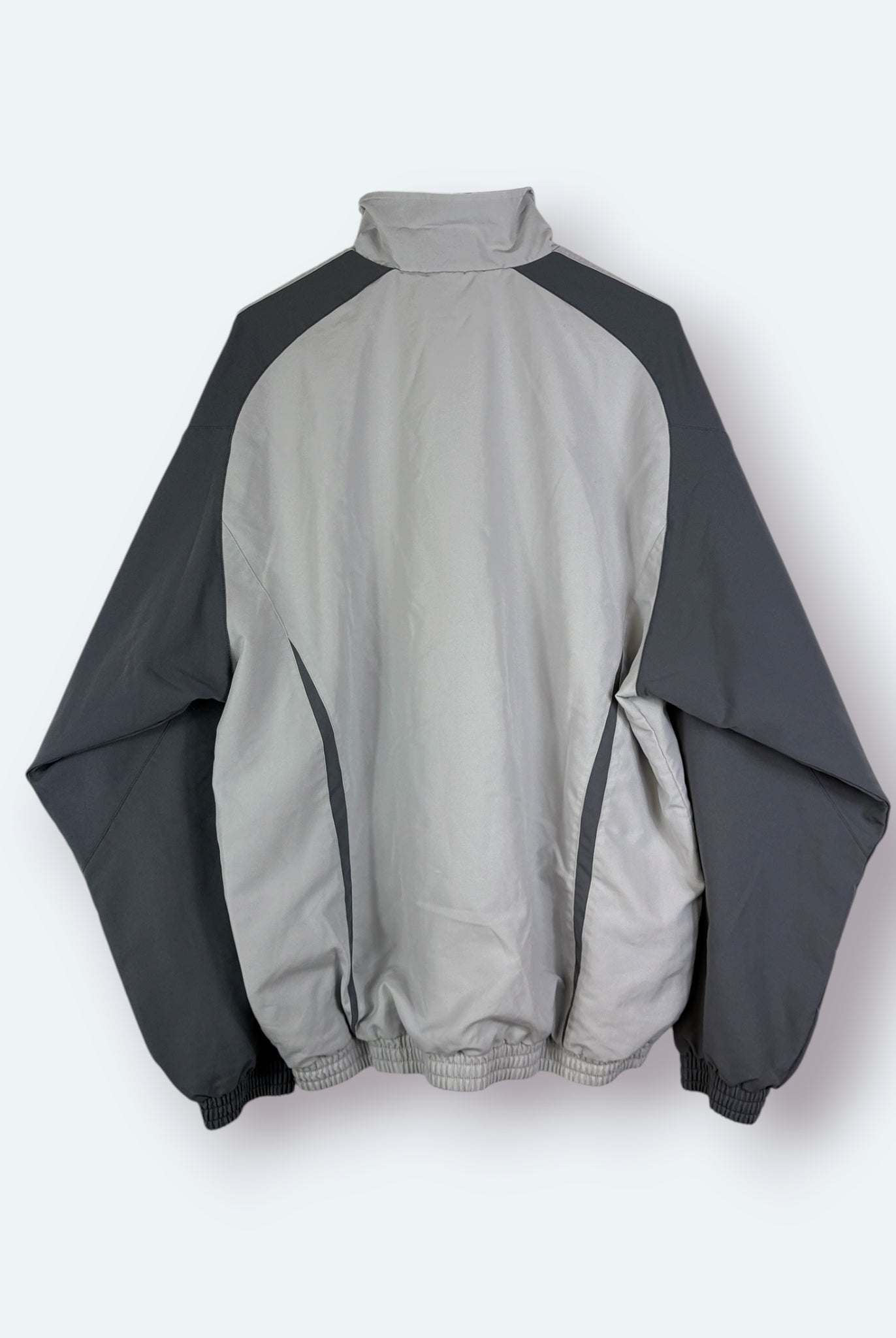 Adidas Vintage Trainingsjacke Grau Rot XL - Vinverse