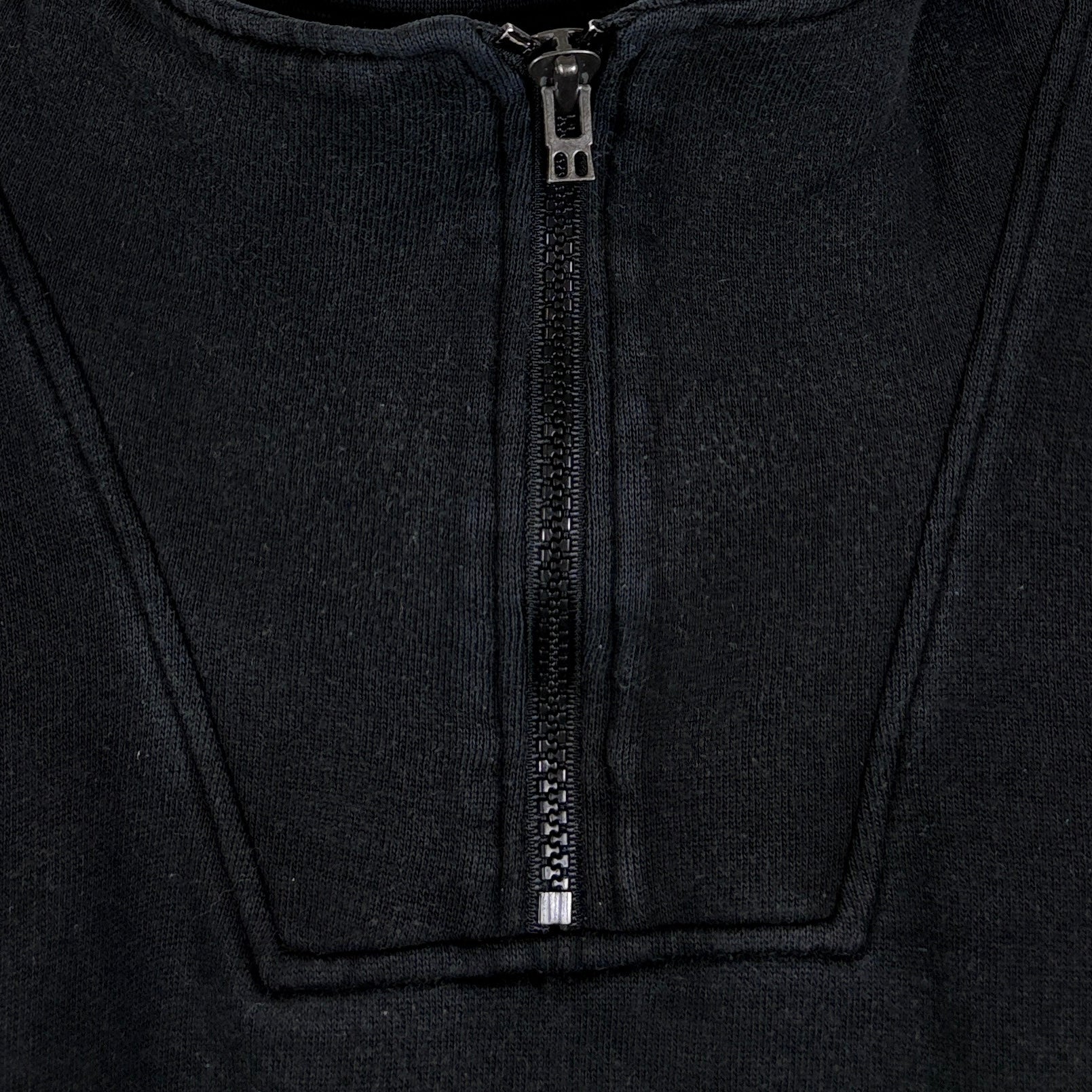 Adidas Vintage Half Zip Sweater 90s Schwarz XL - Vinverse