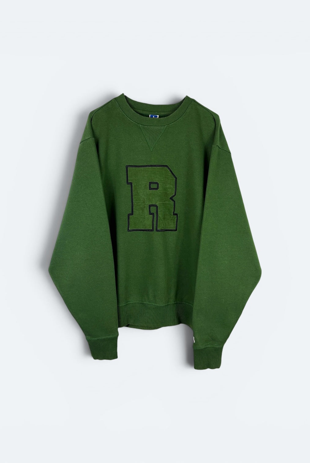 Russell Athletic Vintage Sweater R-Patch Grün L (FOTOS FEHLEN) - Vinverse