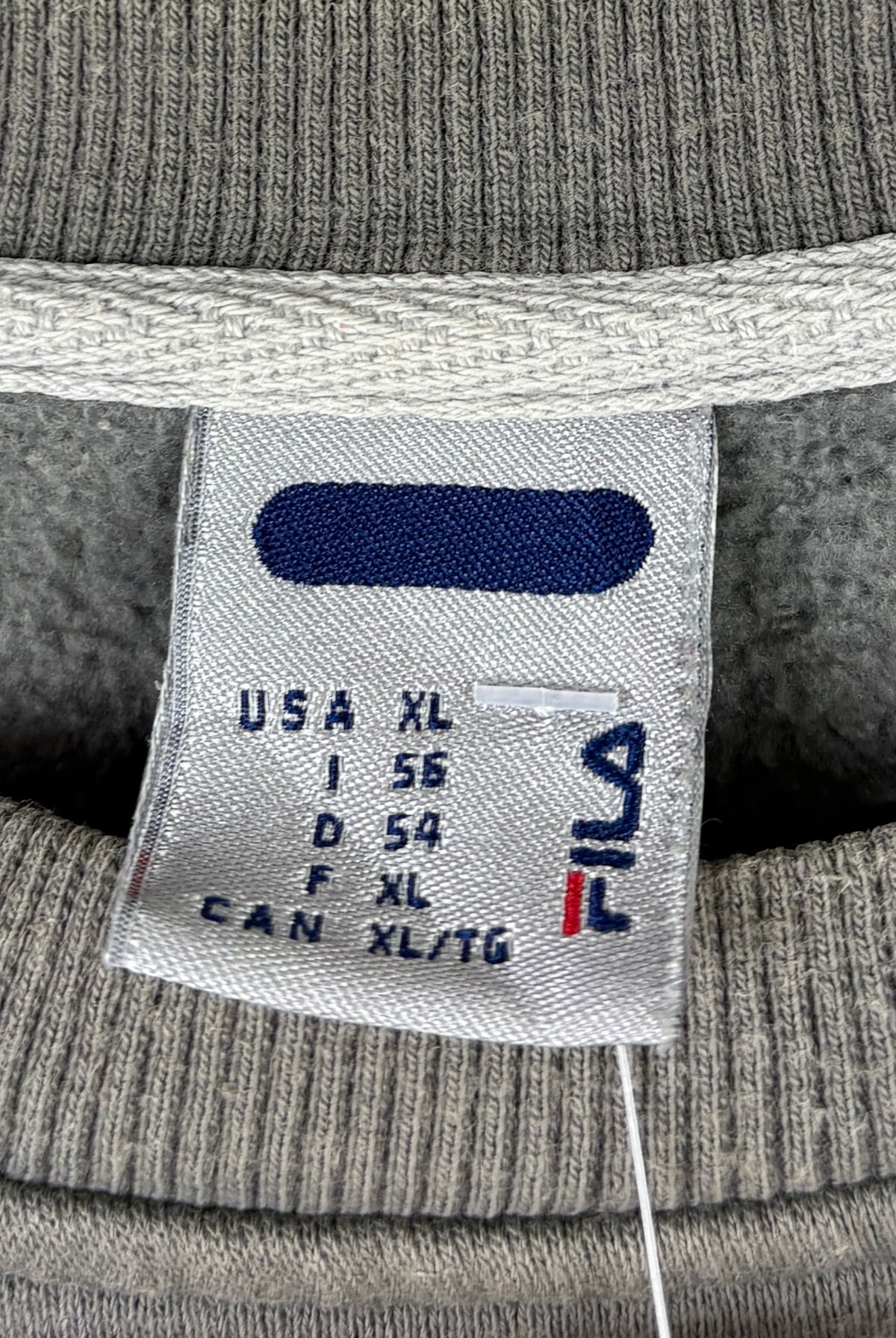 Fila Sweater Small Logo Khaki XL - Vinverse