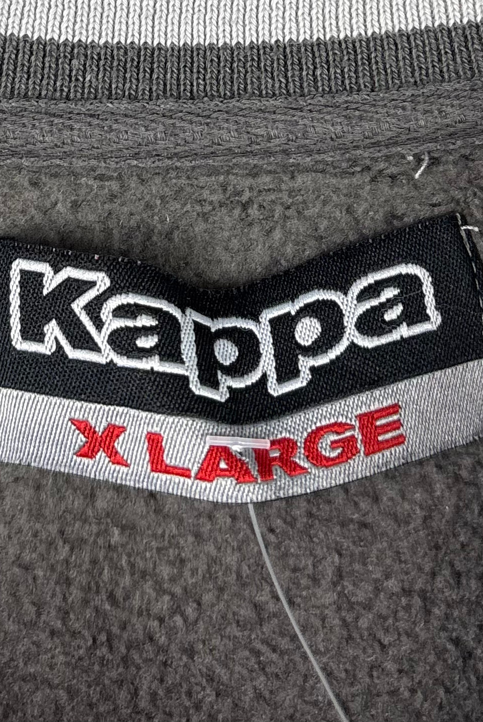 Kappa 90s Vintage Big Logo Sweater Braun XL - Vinverse