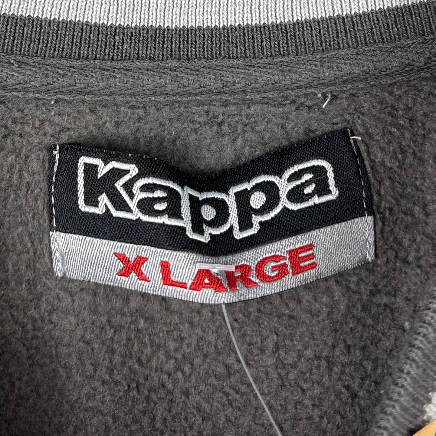 Kappa 90s Vintage Big Logo Sweater Braun XL - Vinverse