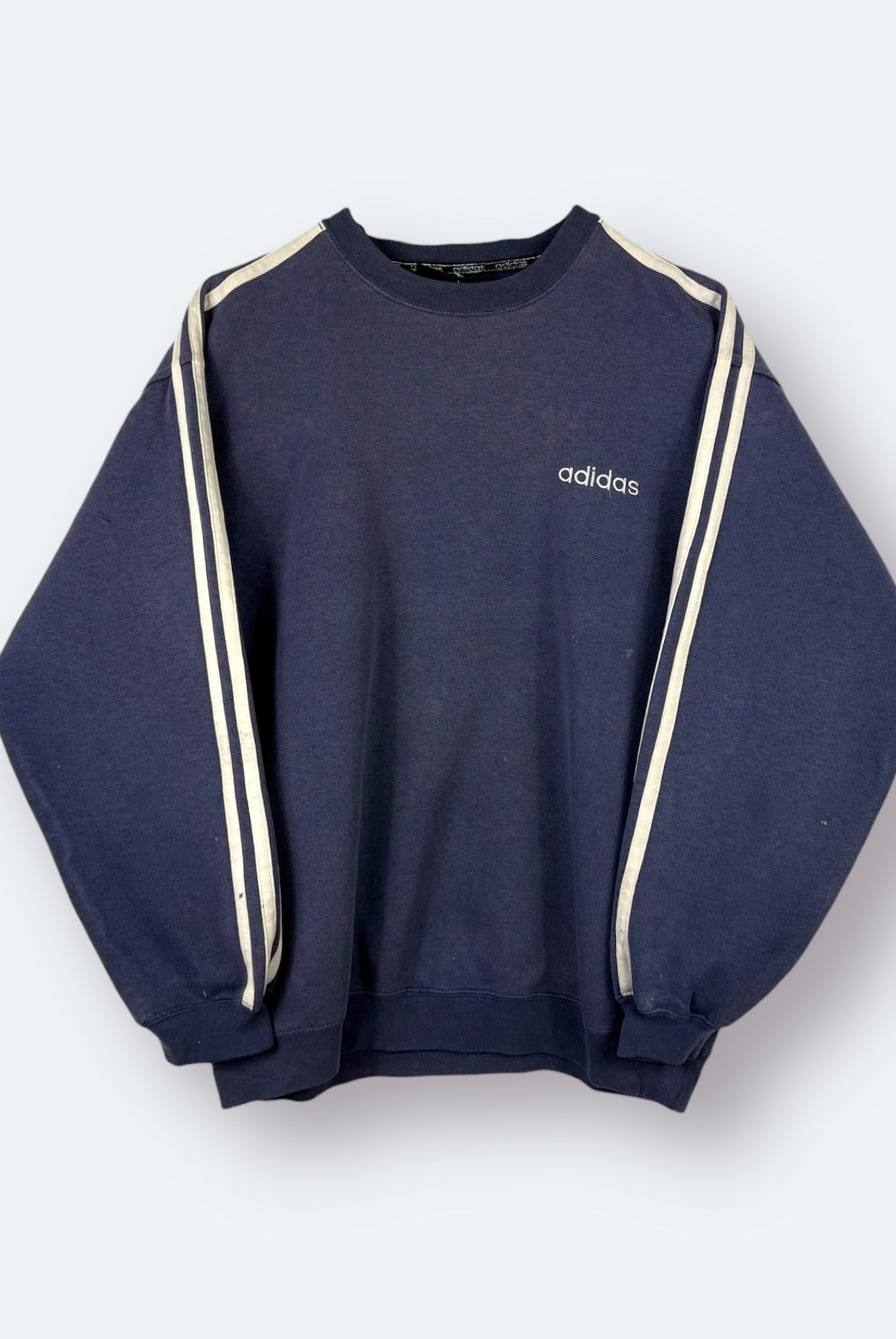 Adidas 90s Vintage Sweater Blau L (Größe & Mängel?)! - Vinverse