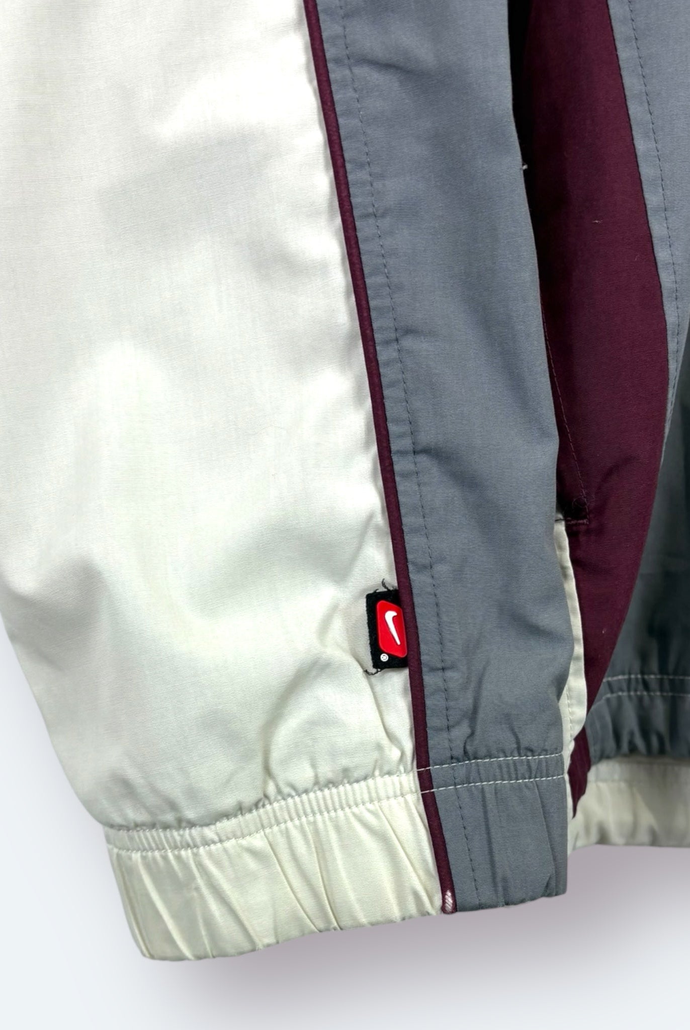 Nike 2000s Trainingsjacke Grau Beige XXL - Vinverse