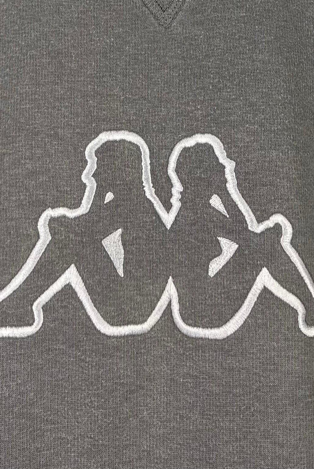 Kappa 90s Vintage Big Logo Sweater Braun XL - Vinverse