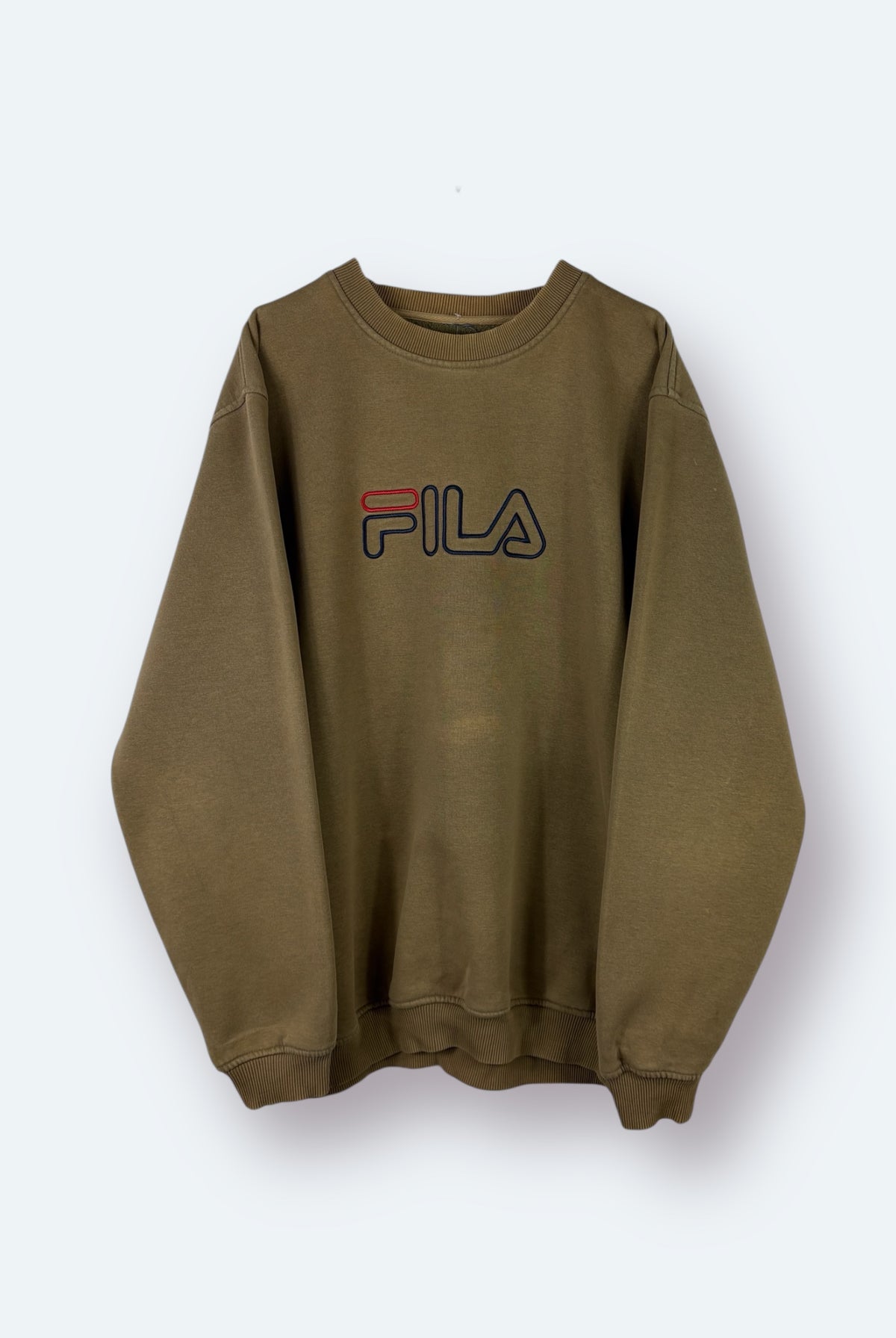 Fila Big Logo Sweater Khaki XL - Vinverse
