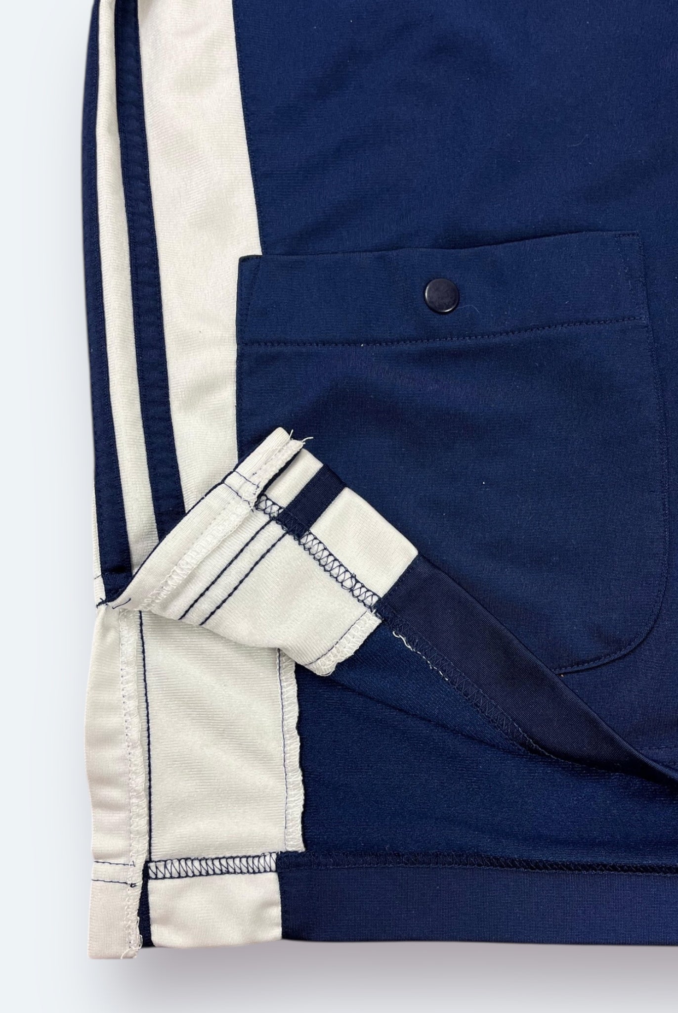 Adidas 90s Vintage Trainingsjacke Blau Grau L - Vinverse